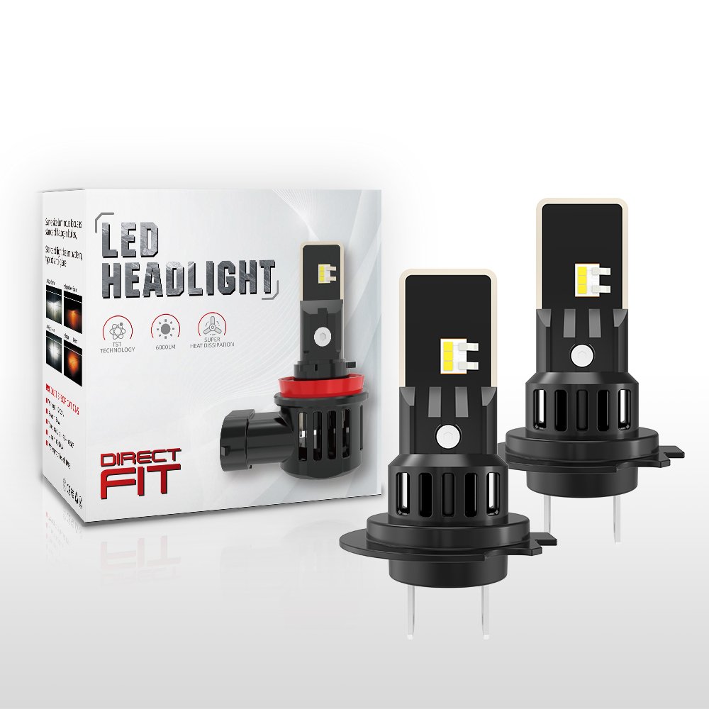 High Quality V22 LED Headlight Bulbs H7 H4 H11 9005 With 5540 Chips 6000LM Latest TST Technology for 12V 24V LED Car Headlight